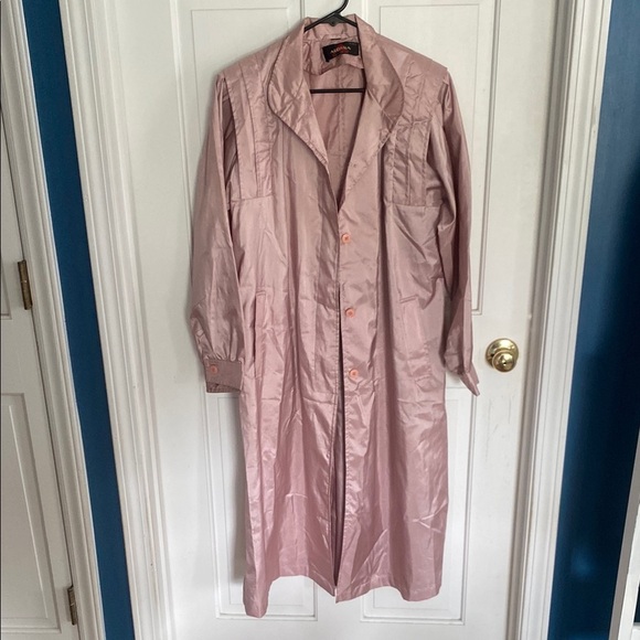 Vintage Pink Rain Coat - Picture 1 of 5